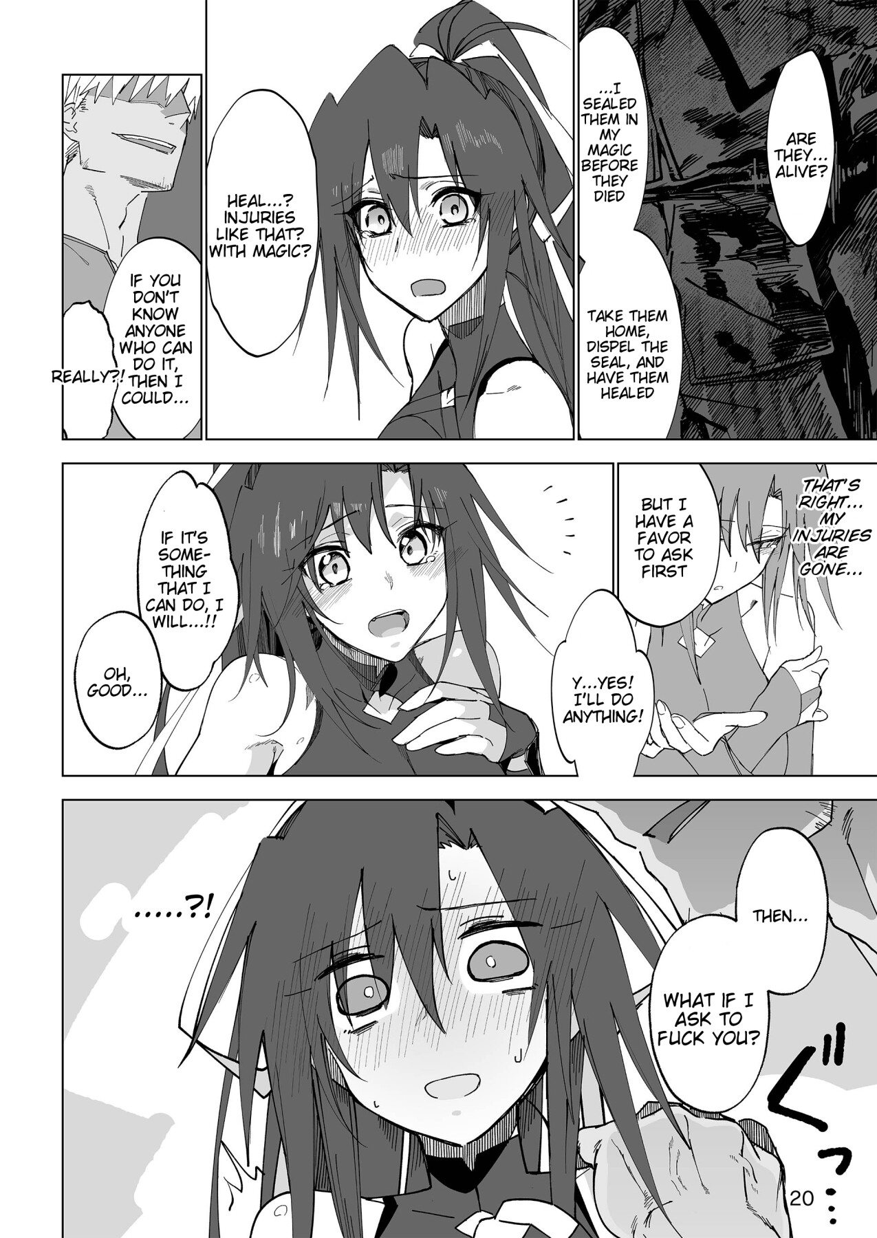 Hentai Manga Comic-Another World♀Hero-Read-17